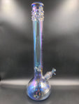 19" Genie Rainbow Metallic 7mm Glass Beaker Bong - Avernic Smoke Shop