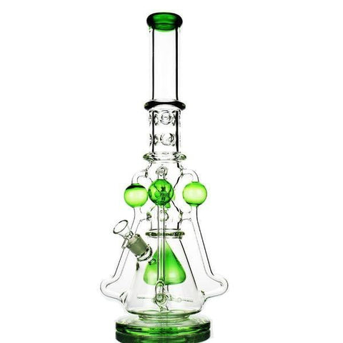 19” Recycler bong water Pipe with Multiple Chambers 18mm Male Bowl - Avernic Smoke Shop