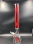 20" Luxury Patterned Supreme 9mm Glass Beaker - Avernic Smoke Shop