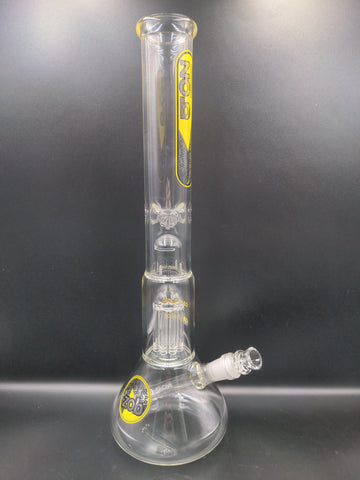20″ Zob Glass Beaker with Tree and Dome Percs - Avernic Smoke Shop