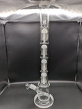 24" Quad Tree Perc Straight Tube Bong - Avernic Smoke Shop