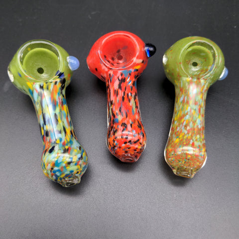 2.5" Color Frit Hand Pipe Spoon - Avernic Smoke Shop
