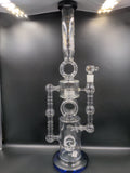 26" Tsunami Apple Double Donut Showerhead Perc - Avernic Smoke Shop