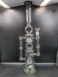 26" Tsunami Apple Double Donut Showerhead Perc - Avernic Smoke Shop