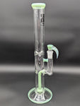 2K Glass Art 17" Showerhead Straight Tube Bong - Avernic Smoke Shop
