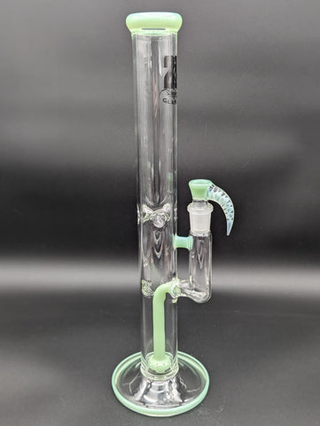 2K Glass Art 17" Showerhead Straight Tube Bong