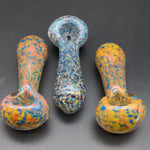 3" Multi Frit Art Hand Pipe - Avernic Smoke Shop