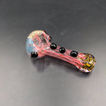 3" Multicolor Glass Pipe w/ Twists & Dots - Avernic Smoke Shop
