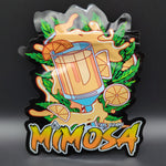 Top Bar 3.5g Mimosa Mylar Bags Die Cut - Avernic Smoke Shop