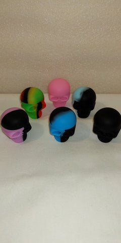 3ML Silicone Skull Wax container