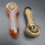 4" Electroplated & Sandblasted Hand Pipes - Avernic Smoke Shop