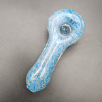 4" Fritted Color Splatter Hand Pipes w/ Glass Screen - Avernic Smoke Shop