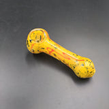 4" Fritted Latticino Hand Pipe - Avernic Smoke Shop