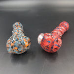 4" Multicolor Swirl and Blob Hand Pipes - Avernic Smoke Shop