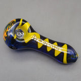 4" Multicolor Wig Wag Spoon Pipes w/ 7 Hole Screen - Avernic Smoke Shop