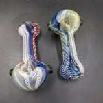 4" Roped Dichro Hand Pipes - Avernic Smoke Shop