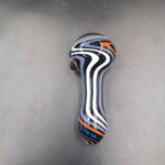 4" Shiny Blue Dichronic Hand Pipe