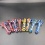 4" Swirl Stoned Hand Pipe - Avernic Smoke Shop