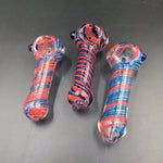 4" Swirl Stoned Hand Pipe - Avernic Smoke Shop