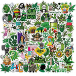 420 Leaf Sticker Pack