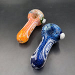 4.5" Heavy Glass Roped Hand Pipes