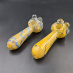 4.5" Thick Hand Pipe w/ Color Swirls - Avernic Smoke Shop
