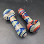 4.5" Wig Wag Design Hand Pipe - Avernic Smoke Shop