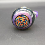 4.5" Wig Wag Ghost Fumed Heady Pipe - by Over__Glass - Avernic Smoke Shop