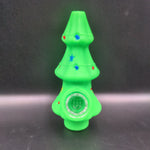 5" Christmas Tree Silicone Hand Pipe