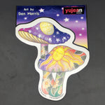 5" Dan Morris Mushrooms Sticker - Avernic Smoke Shop