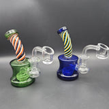 5" Mini Reversal Neck Art Water Pipe Rig 14mm - Avernic Smoke Shop