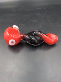 5" Twisted Frit Hand Pipe - Avernic Smoke Shop