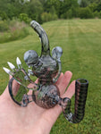 6" Akame Glass Excited Monster Dab Rig - Avernic Smoke Shop