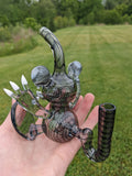 6" Akame Glass Excited Monster Dab Rig - Avernic Smoke Shop