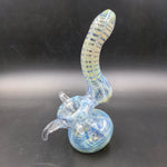 6" Bubbler Fume Glass Fancy Design - Avernic Smoke Shop