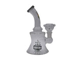 6" R&M Bent Water Pipe With Tire Perc - Avernic Smoke Shop