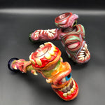 7" 3D XL Hammer Bubbler w/ Tree Perc - Assorted Faces - Avernic Smoke Shop