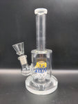 7" Bong Wire Perc Straight Neck 14mm