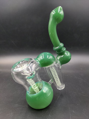 7" Bubbler Color Tube Double Chamber