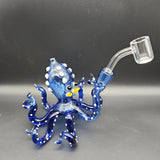 7" Colored Octopus Dab Rig - Avernic Smoke Shop