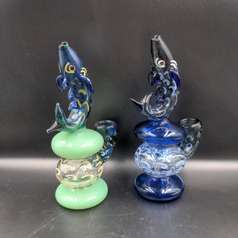 7" Fish Out of Water Bubbler - Avernic Smoke Shop