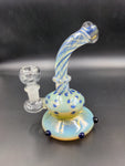 7" Fumed Glass Water Pipe - Avernic Smoke Shop