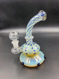 7" Fumed Glass Water Pipe