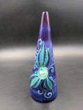 7" Gem Flower Fumed Cone Rig - By Lyric - Avernic Smoke Shop