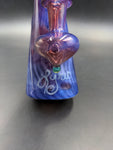 7" Gem Flower Fumed Cone Rig - By Lyric - Avernic Smoke Shop