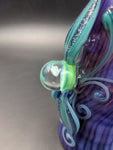 7" Gem Flower Fumed Cone Rig - By Lyric - Avernic Smoke Shop