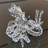 7" Glass Octopus Heady Dab Rig - Avernic Smoke Shop