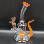 7" Mini Bell Water Pipe w/ Spiral Horn 14mm