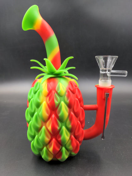 7" Silicone Pineapple Water Pipe - Avernic Smoke Shop