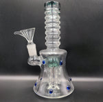 7" Water Pipe with Tree Perc 14mm Assorted Colors - Avernic Smoke Shop